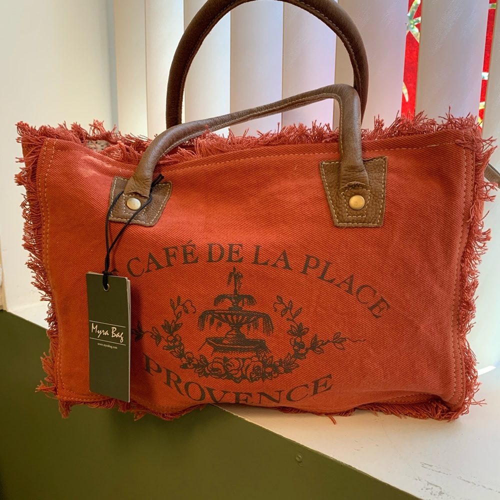 Myra Vintage Style Tote Bag